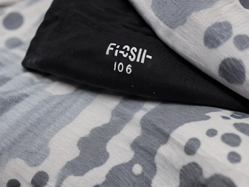 Detalle de un estampado DTF fallido con letras desgastadas que se están despegando de la tela