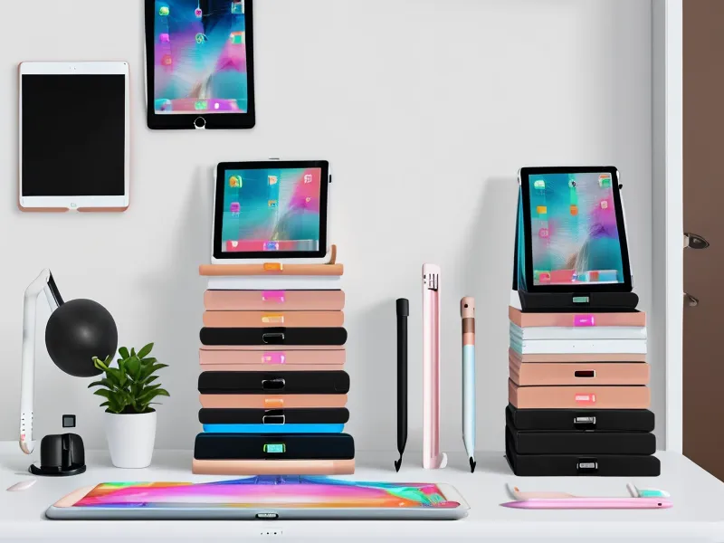 Galería de Procreate organizada en pilas por producto para proyectos de diseño textil DTF